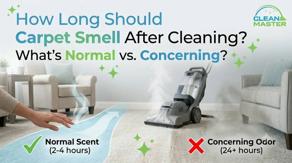 How Long Should Carpet Smell After Cleaning_ What’s Normal vs. Concerning