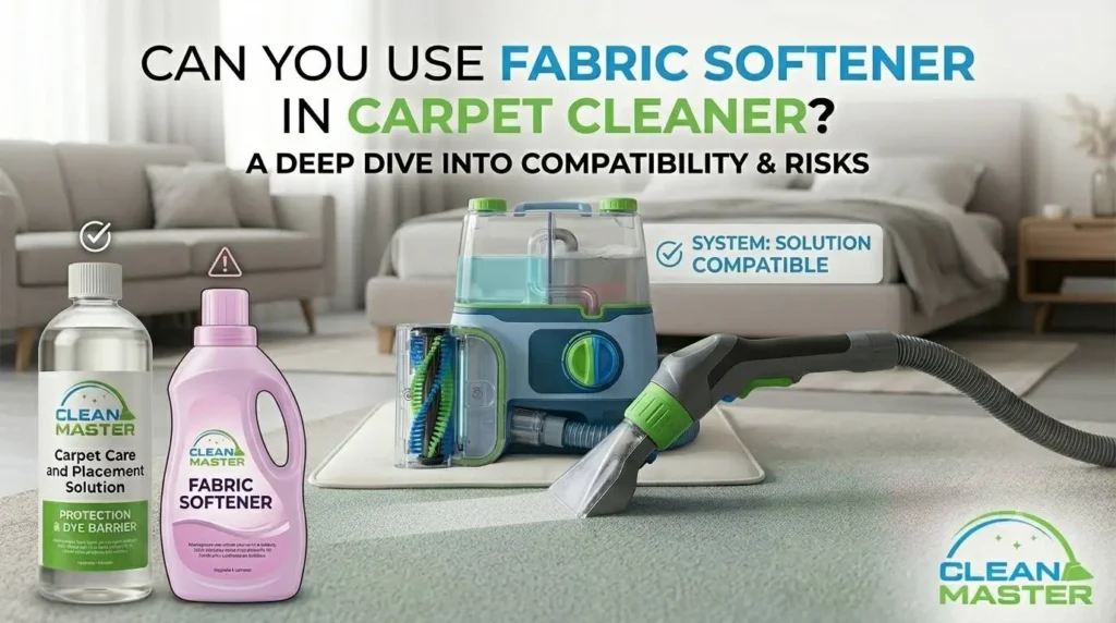 Can You Use Fabric Softener In Carpet Cleaner