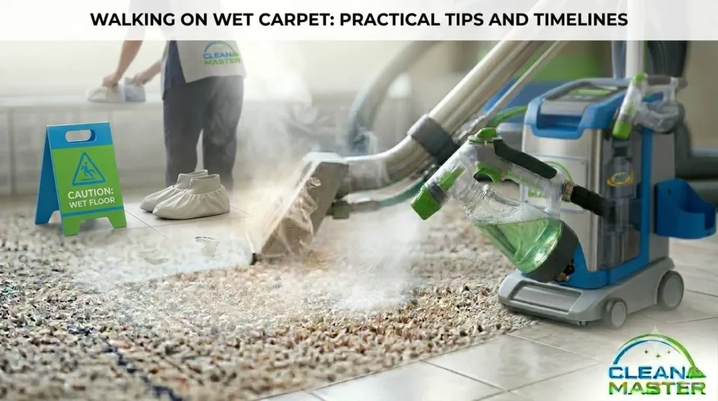 Can You Walk on Wet Carpet After Cleaning