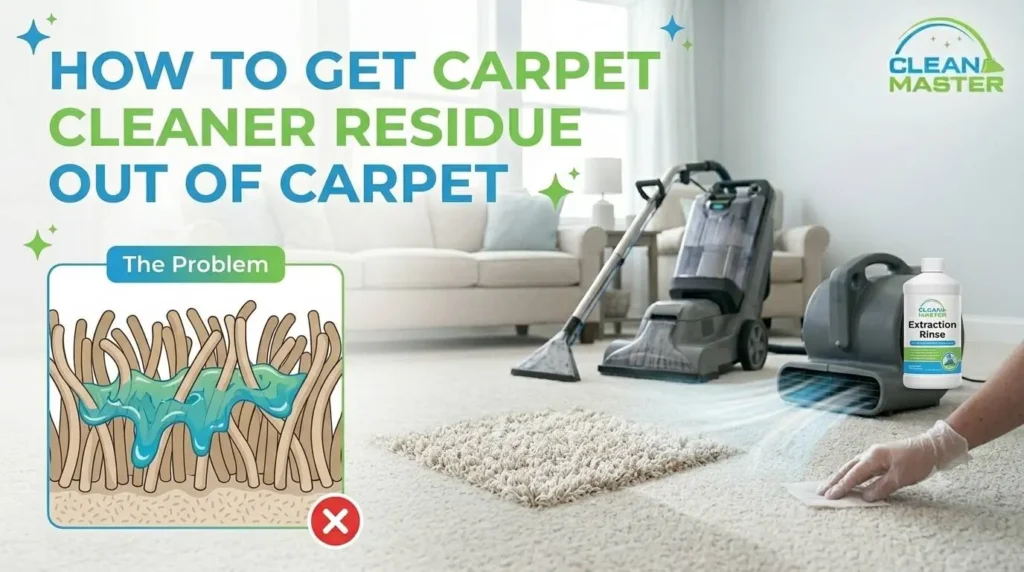 How To Get Carpet Cleaner Residue Out Of Carpet