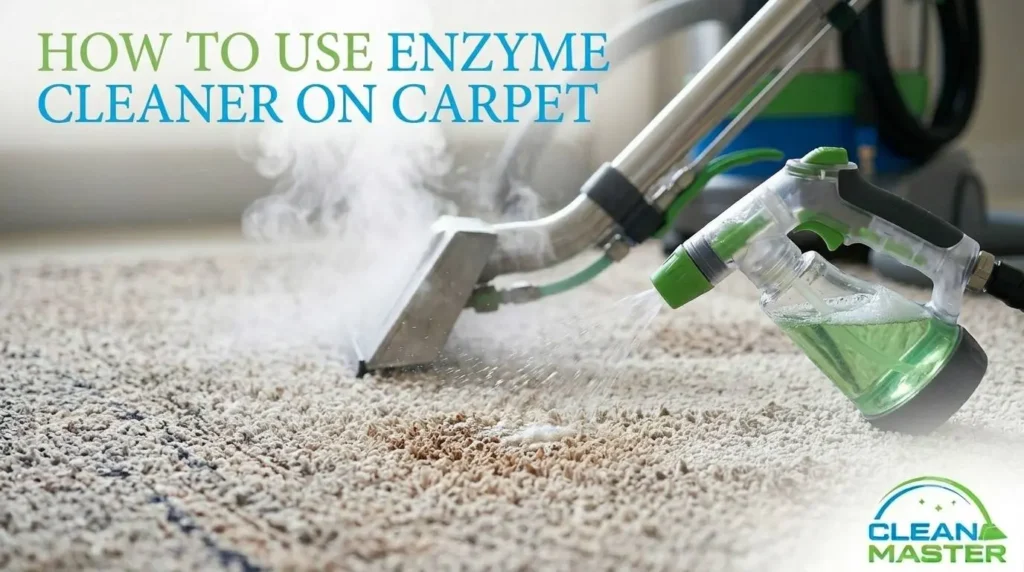 How To Use Enzyme Cleaner On Carpet