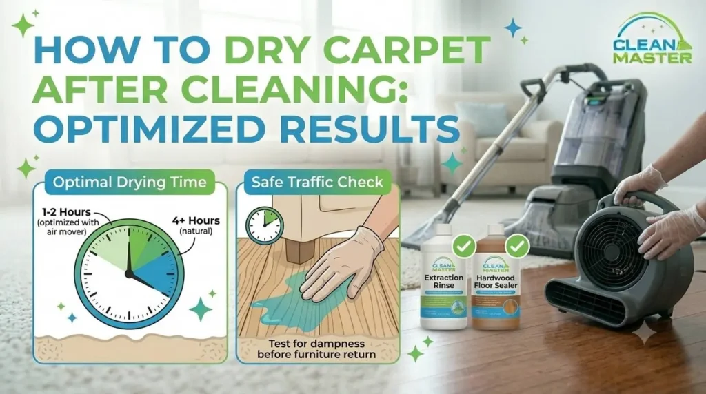 How to Dry Carpet After Cleaning