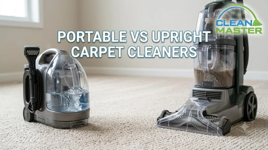 Portable vs Upright Carpet Cleaners