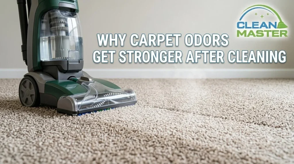 Why Carpet Odors Get Stronger After Cleaning